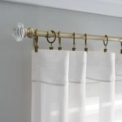 Liz Claiborne Lisette Rod Pocket Sheer Single Curtain Panel