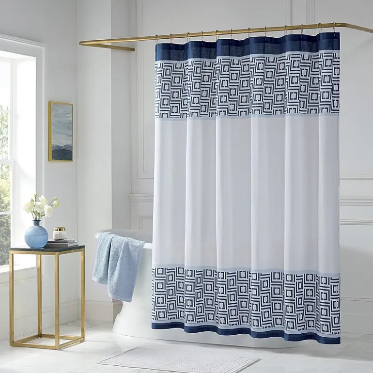 Liz Claiborne Logo Shower Curtain
