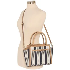 Liz Claiborne Mini Tuxedo Tote Bag
