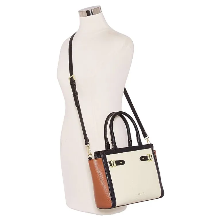 Liz Claiborne Mini Tuxedo Tote Bag