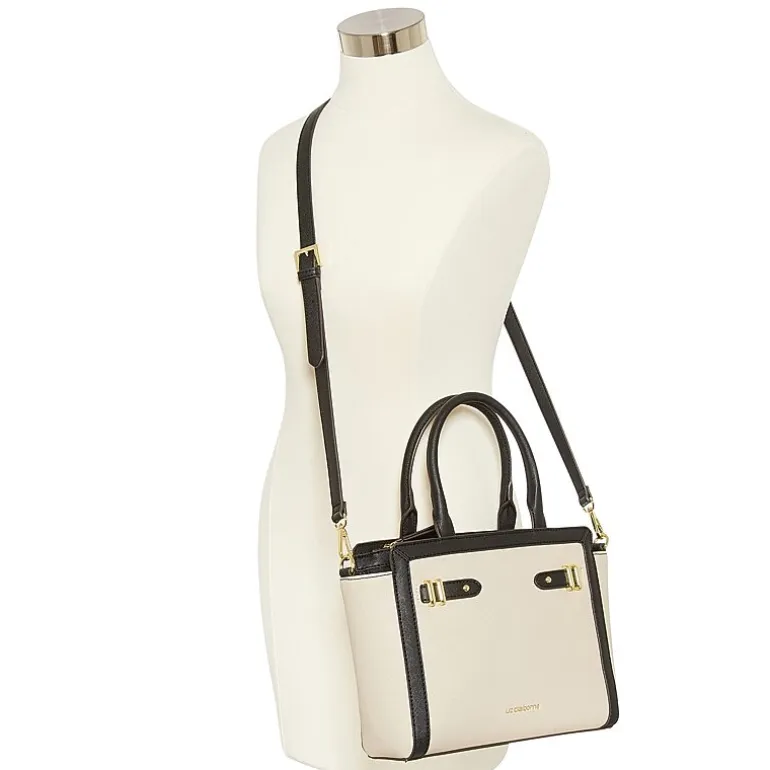Liz Claiborne Mini Tuxedo Tote Bag
