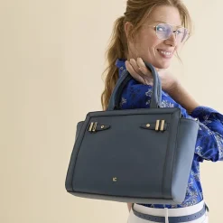 Liz Claiborne Mini Tuxedo Tote Bag
