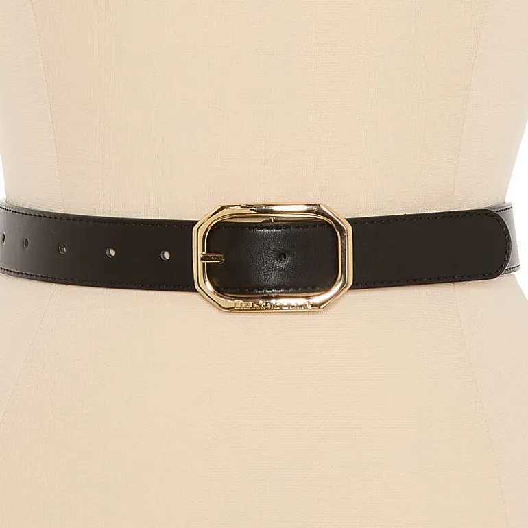 Liz Claiborne 29mm Geo Flip Reversible Womens Belt