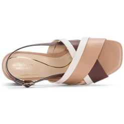 Liz Claiborne Navan Womens Square Open Toe Block Heel Pumps