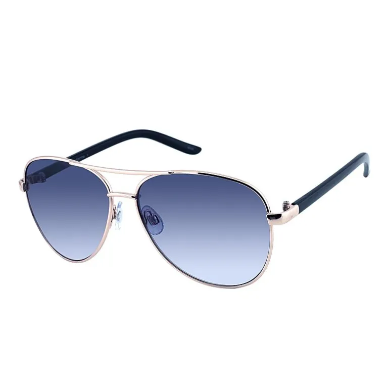 Liz Claiborne On The Dock Round Womens Aviator Sunglasses