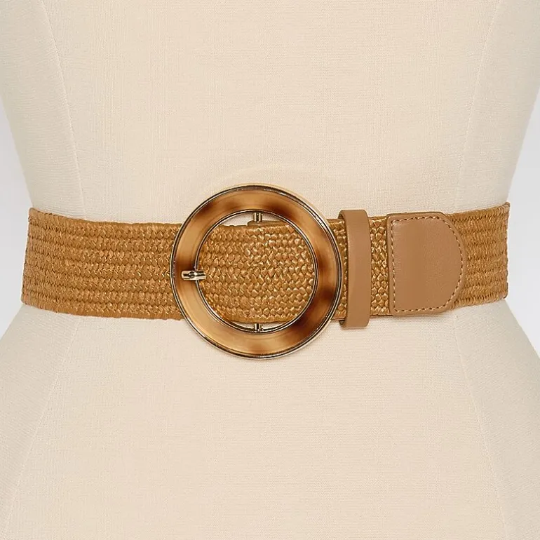 Liz Claiborne O-Ring Buckle Strech Belt Womens Belt