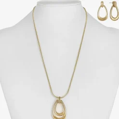Liz Claiborne Pendant Necklace & Drop Earring Womens 2-pc. Jewelry Set