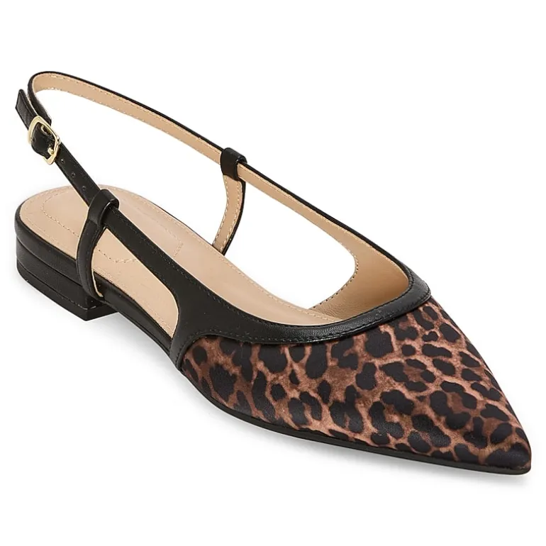 Liz Claiborne Samson Womens Pointed Closed Toe Ballet Flats