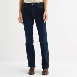 Liz Claiborne Sara Womens Mid Rise Bootcut Jean