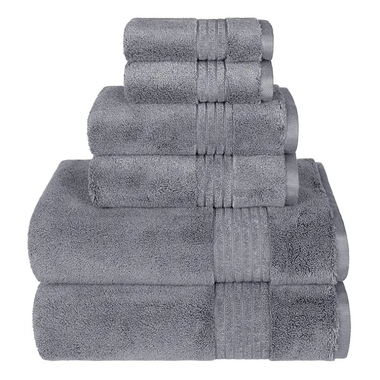Liz Claiborne Signature Plush Solid 6-pc. Towel Set