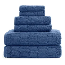 Liz Claiborne Signature Plush Textured 6-pc. Bath Towel Set