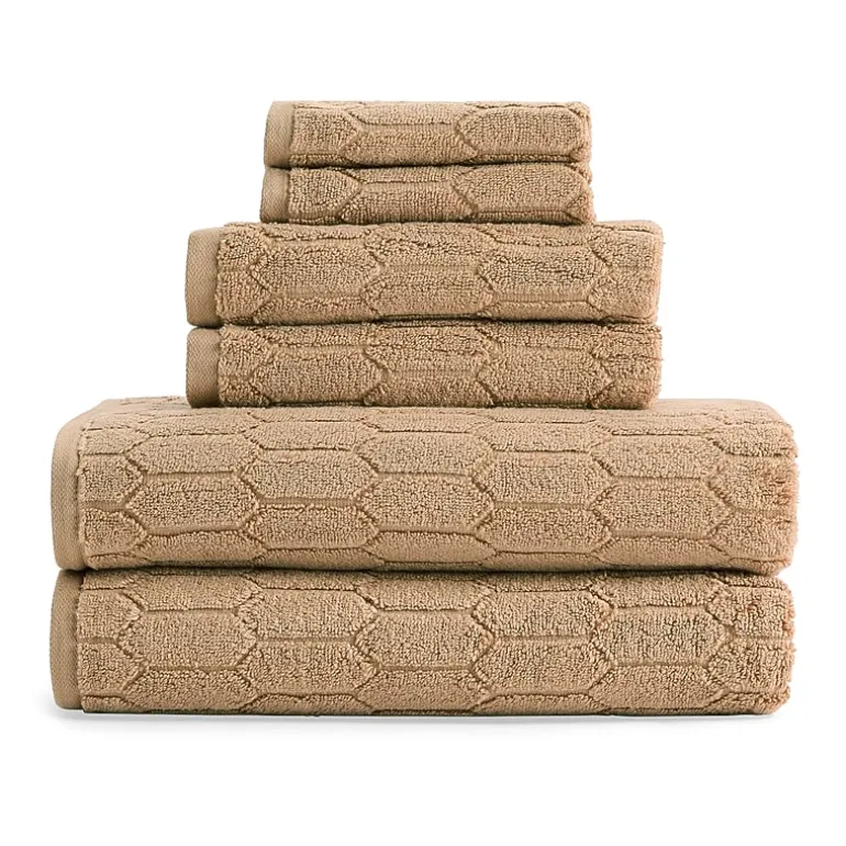 Liz Claiborne Signature Plush Textured 6-pc. Bath Towel Set