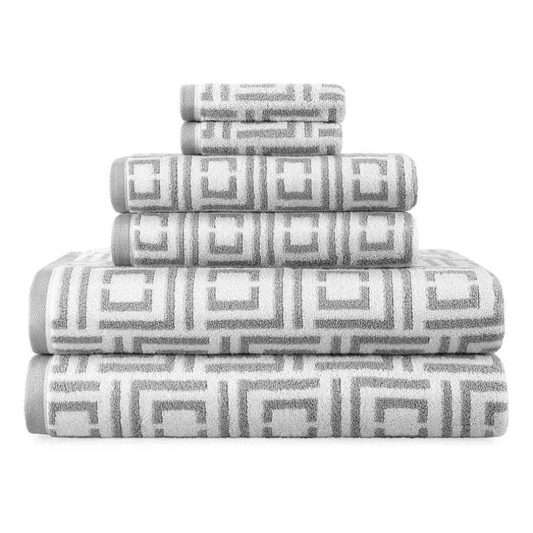 Liz Claiborne Signature Plush Logo 6-pc. Bath Towel Set