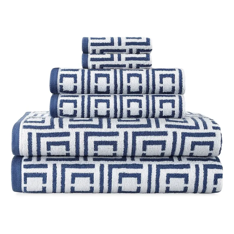 Liz Claiborne Signature Plush Logo 6-pc. Bath Towel Set