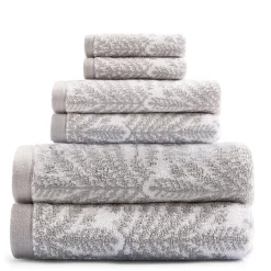 Liz Claiborne Signature Sprigs Plush Bath Towel