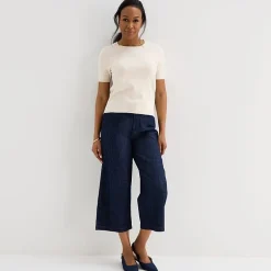 Liz Claiborne Tall Womens Crew Neck Short Sleeve Pullover Sweater