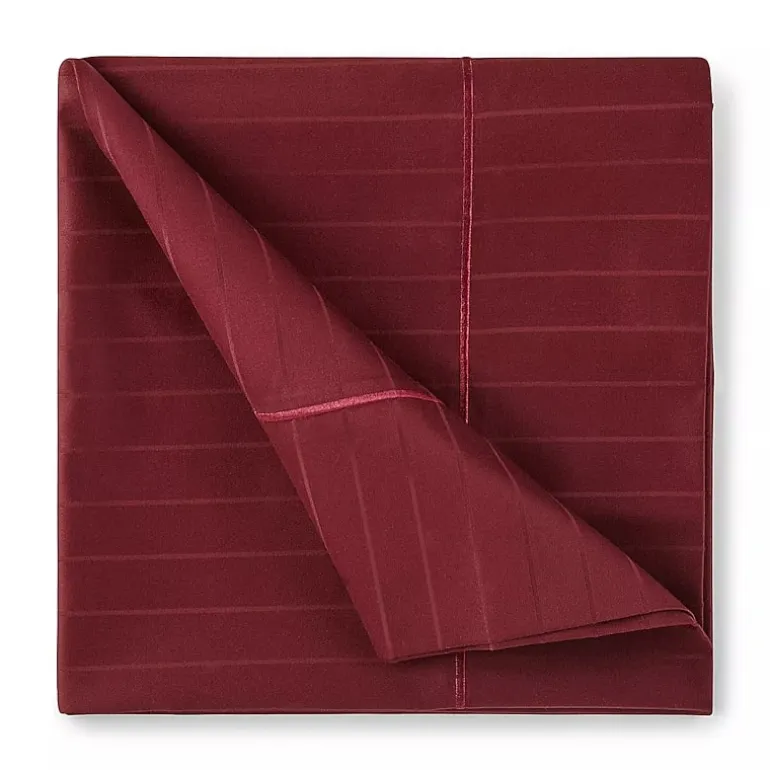 Liz Claiborne 600TC Cotton Sateen Dobby Stripe Wrinkle Free Sheet Set