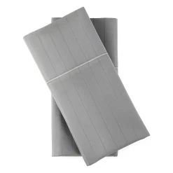 Liz Claiborne 600TC Cotton Sateen Dobby Stripe Wrinkle Free Sheet Set