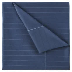 Liz Claiborne 600TC Cotton Sateen Dobby Stripe Wrinkle Free Sheet Set
