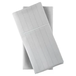 Liz Claiborne 600TC Cotton Sateen Dobby Stripe Wrinkle Free Sheet Set