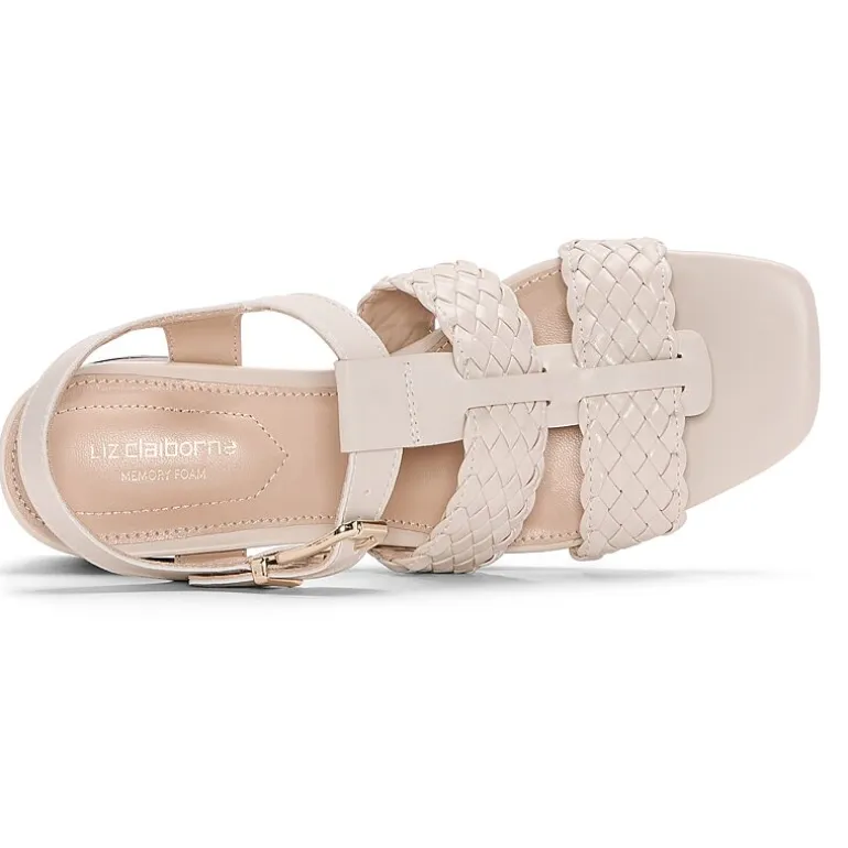 Liz Claiborne Womens Clegan Heeled Sandals