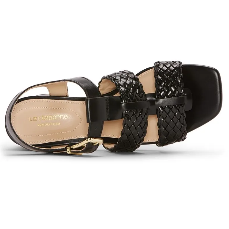 Liz Claiborne Womens Clegan Heeled Sandals