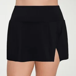 Liz Claiborne Womens Comfort Waistband Plus Swim Skirt