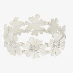 Liz Claiborne Womens Flower Stretch Bracelet