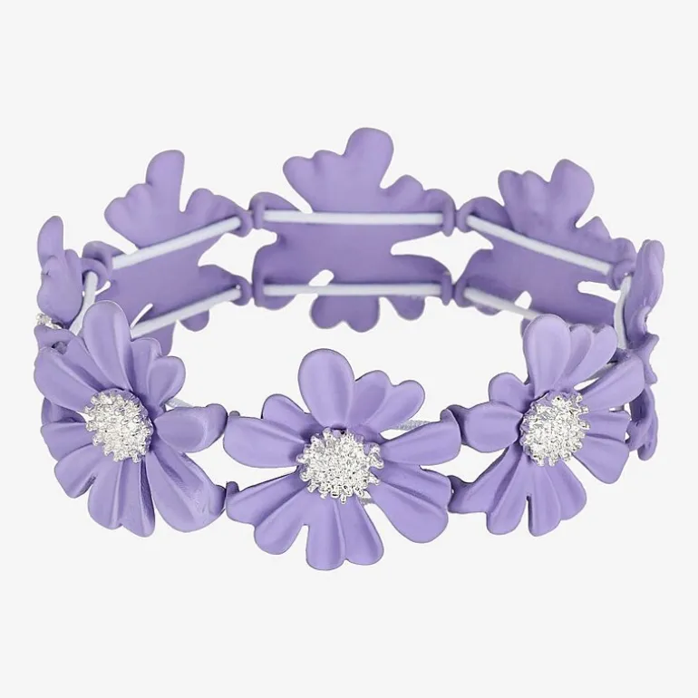 Liz Claiborne Womens Flower Stretch Bracelet
