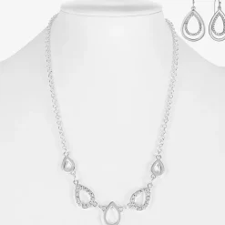 Liz Claiborne Womens Glass 2-pc. Jewelry Set
