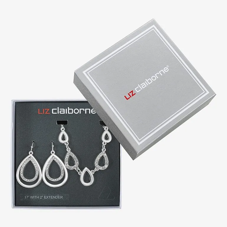 Liz Claiborne Womens Glass 2-pc. Jewelry Set
