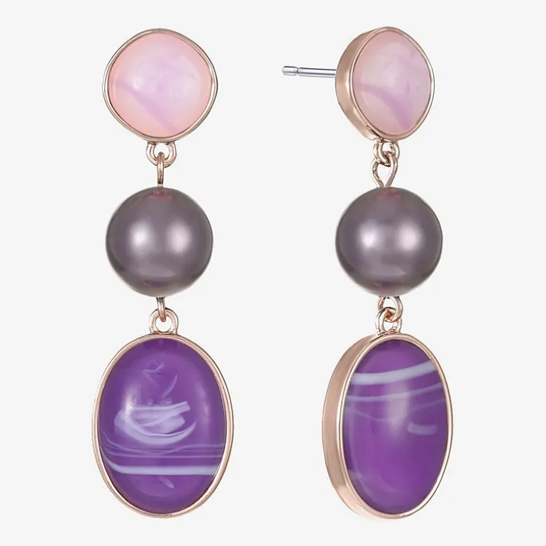 Liz Claiborne Womens Hypoallergenic Drop Earrings