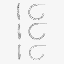 Liz Claiborne Womens Hypoallergenic 3 Pair Earring Set
