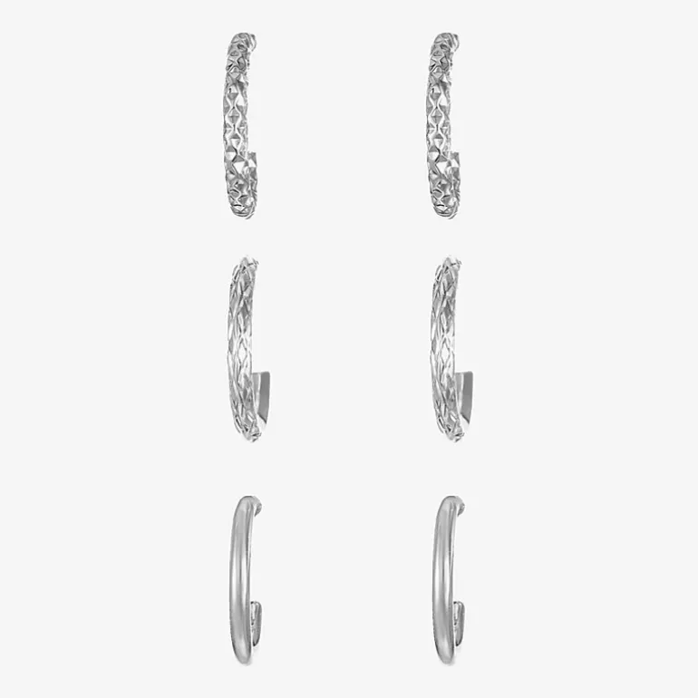 Liz Claiborne Womens Hypoallergenic 3 Pair Earring Set
