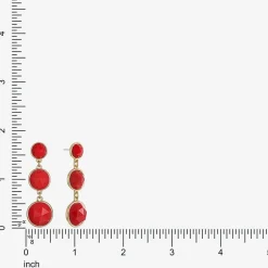 Liz Claiborne Womens Hypoallergenic Drop Earrings