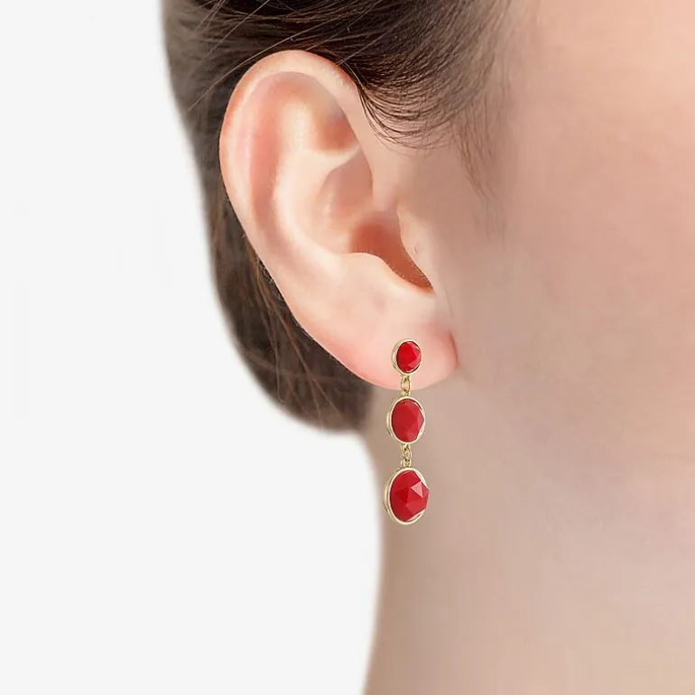 Liz Claiborne Womens Hypoallergenic Drop Earrings