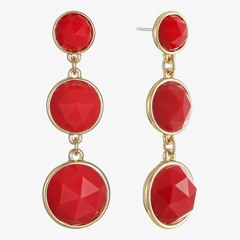 Liz Claiborne Womens Hypoallergenic Drop Earrings