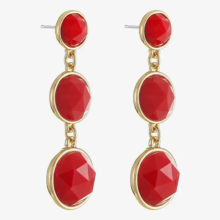 Liz Claiborne Womens Hypoallergenic Drop Earrings