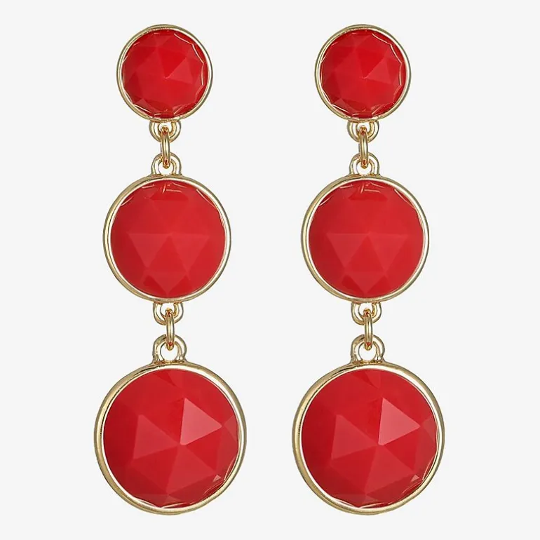 Liz Claiborne Womens Hypoallergenic Drop Earrings