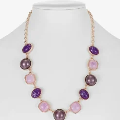 Liz Claiborne Womens 17 Inch Collar Necklace