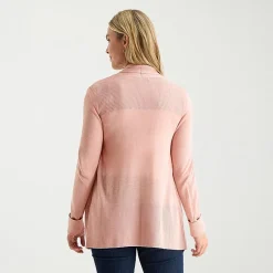 Liz Claiborne Womens Long Sleeve Layered Sweater Tall