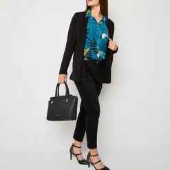 Liz Claiborne Womens Long Sleeve Open Front Cardigan