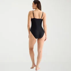 Liz Claiborne Womens Moderate Coverage One Piece Swimsuit