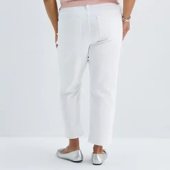 Liz Claiborne Womens - Plus High Rise Cropped Jean