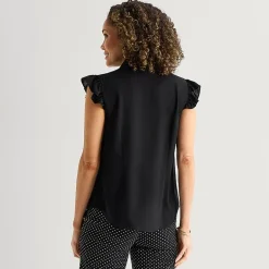 Liz Claiborne Womens Sleeveless Blouse