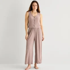 Liz Claiborne Womens Sleeveless 2-pc. Pajama Set
