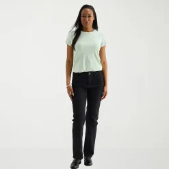 Liz Claiborne Womens Tall Crew Neck Short Sleeve T-Shirt