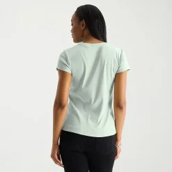 Liz Claiborne Womens Tall Crew Neck Short Sleeve T-Shirt