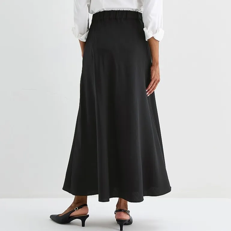Liz Claiborne Womens Tall Mid Rise Long A-Line Skirt