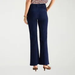Liz Claiborne Womens Tall Mid Rise Flare Leg Jean